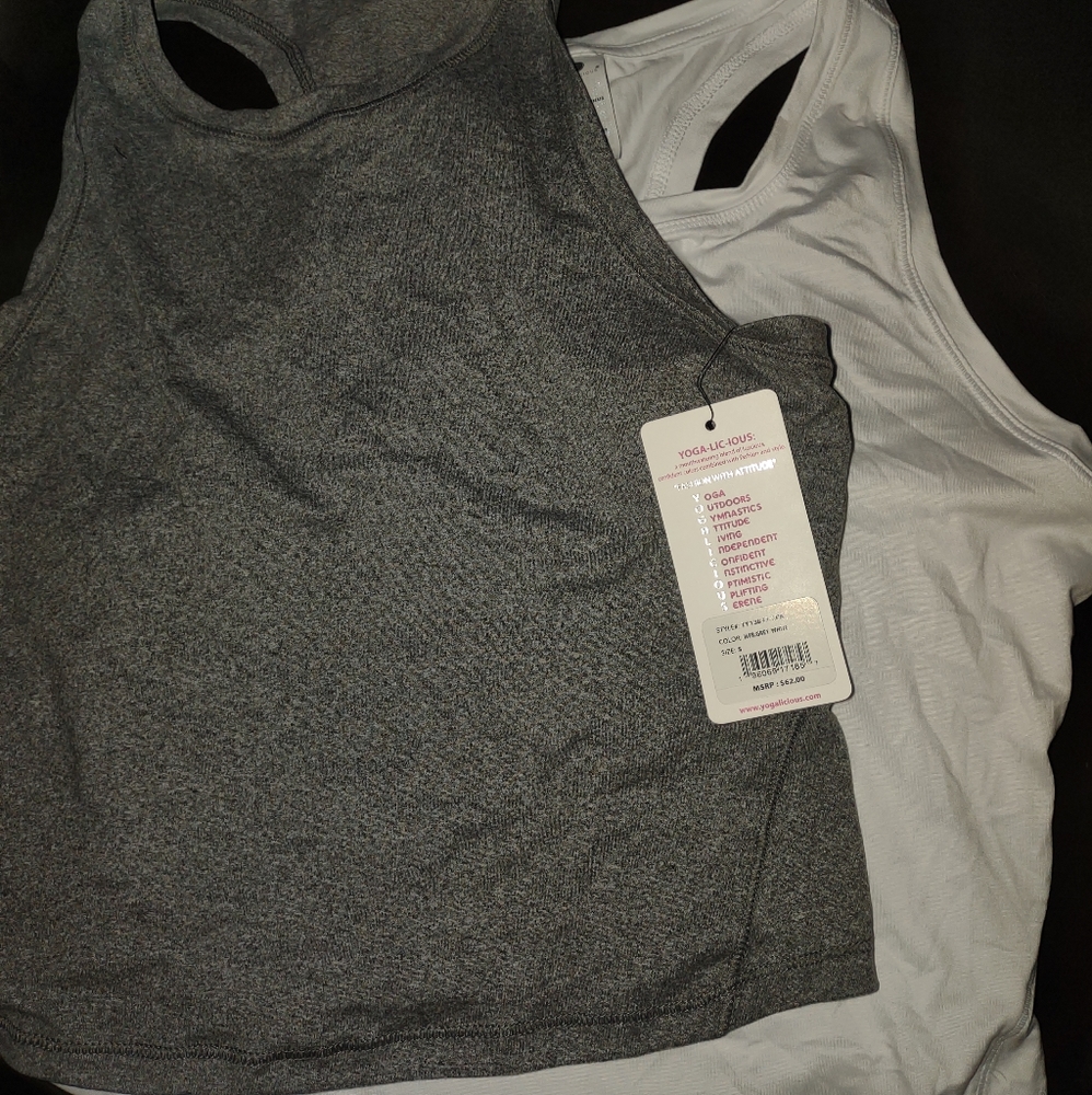 2 junior workout shirts
